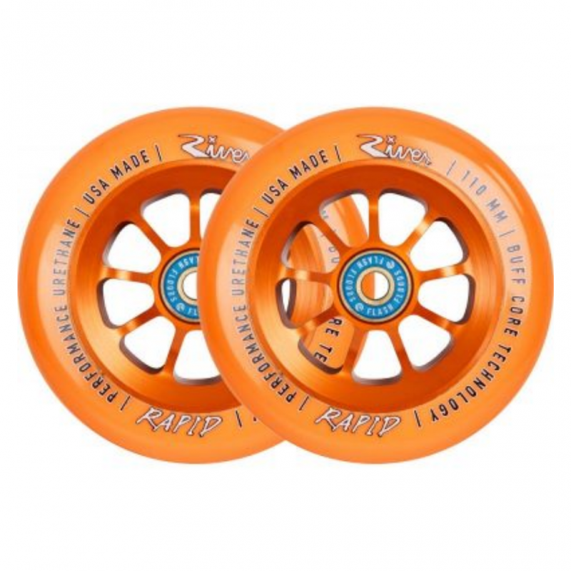 RIVER Sunset Rapids Wheels 110mm orange on orange