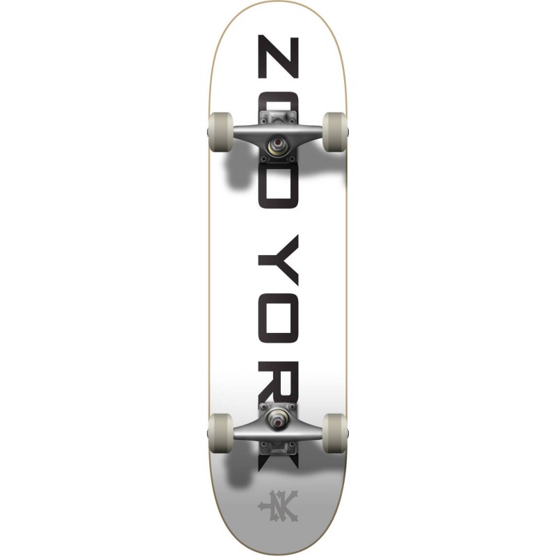 ZOO YORK Logo Block Complete Skate – White 7,75″