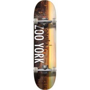 ZOO YORK Logo Block Complete Skate – Sunrise 7.5″