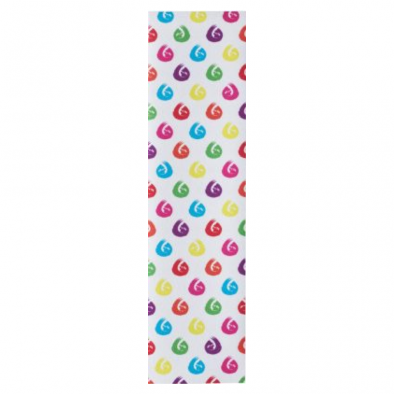 Hella Grip Dot Sloth Rainbow On White