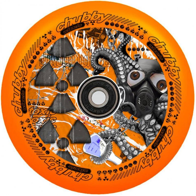 CHUBBY WHEELS Co Lab Rueda 110mm Radioactive Orange