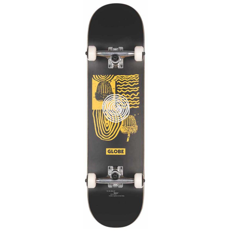 GLOBE Skateboard Complete 8.0″ G1 Fairweather Black/Yellow