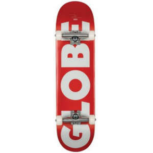 GLOBE Skate complete 8.25″ G0 Fubar Red/White