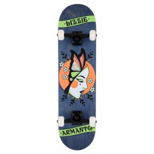 BIRDHOUSE Skate Stage 3 Lizzie Armanto Butterfly Blue  Complete 8″