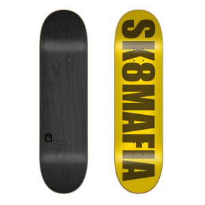 SK8MAFIA Tabla Skateboard 8.25″ Acrylic Yellow