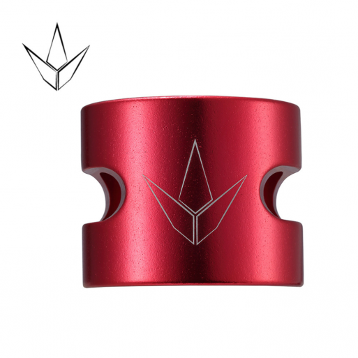 BLUNT Clamp 2 Bolts Twin Slit-Red