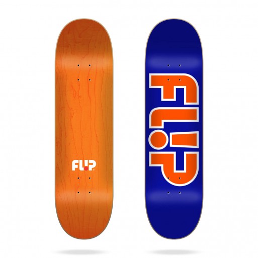 Flip Skateboard Deck 8.25x32.31 Team Outlined Blue