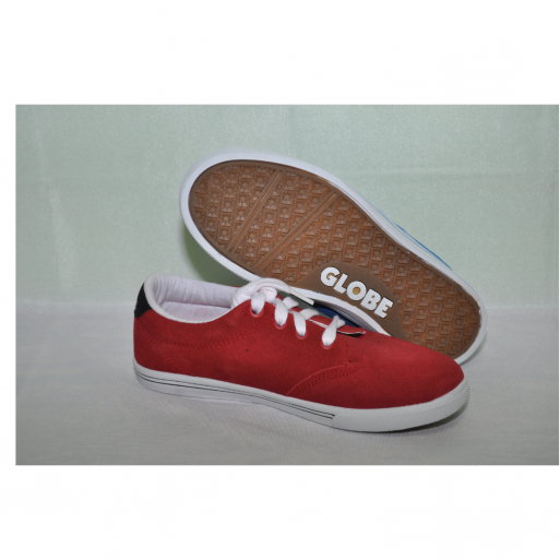 GLOBE Zapato Skatebording  LIGHTHOUSE-SLIM KIDS- Dark Red