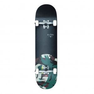 GLOBE Skateboard Complete 8.125″ G1 Argo Boxed-Black/Camo+Gorro