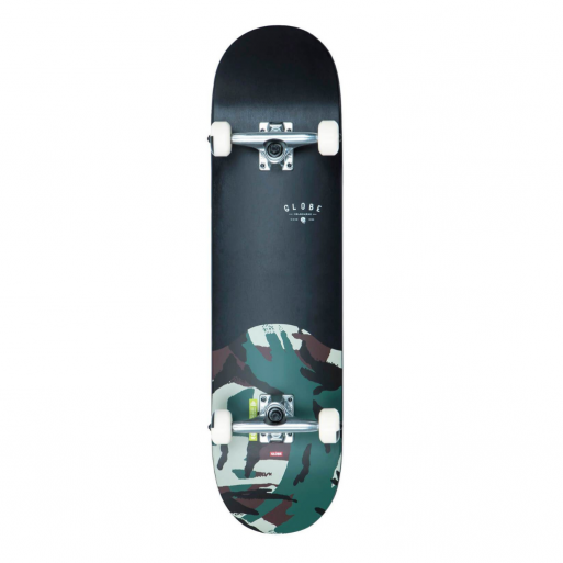 GLOBE Skateboard Complete 8.125″ G1 Argo Boxed-Black/Camo+Gorro